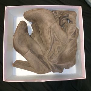 Thigh High Heeled Boots